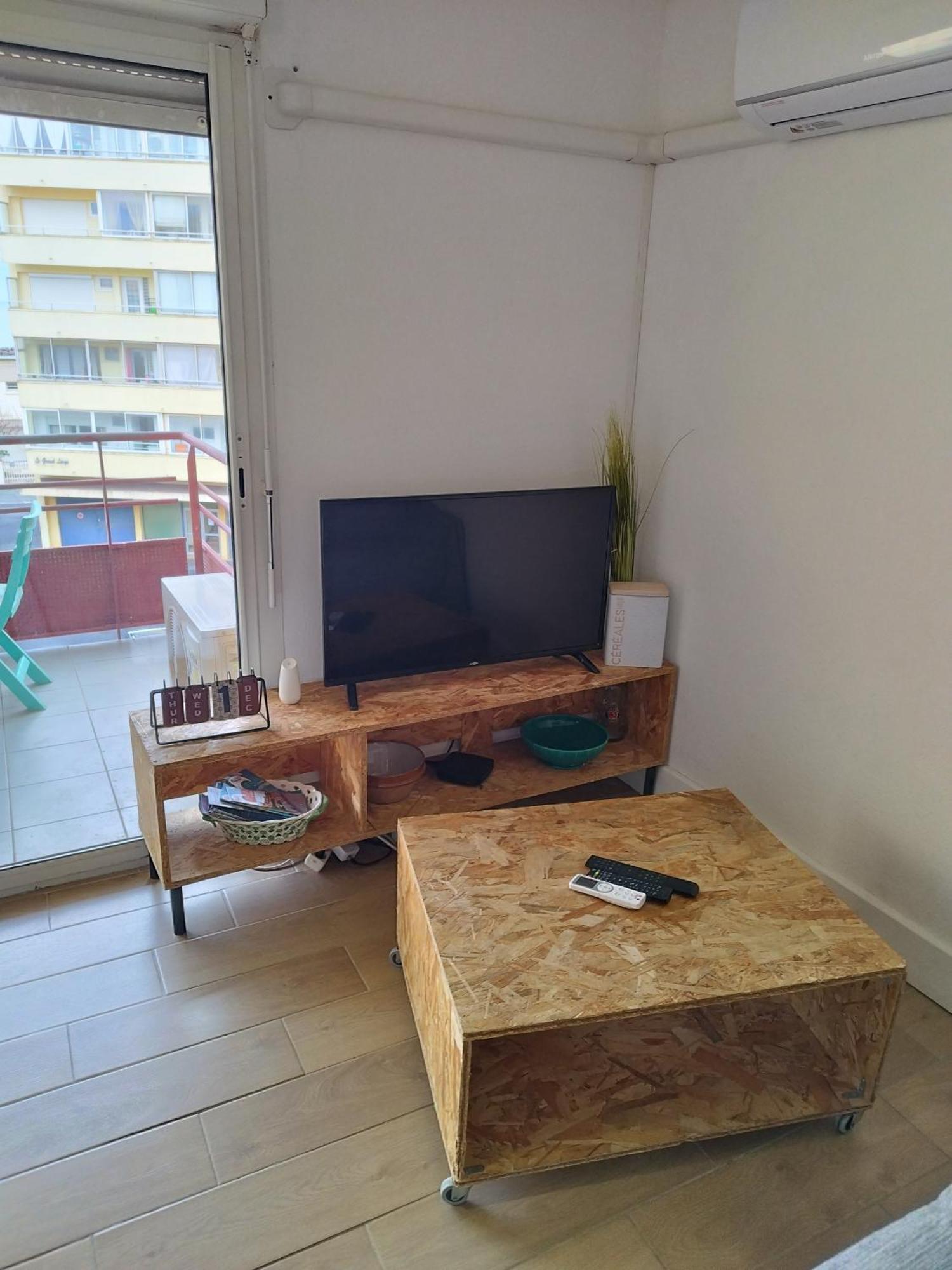 T3 Vue Mer Avec Acces A La Plage, Wifi, Clim - Dansnotreappart-Com - Valras-Plage Exterior photo